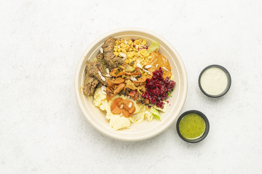 Roasted Steak Potatoes Bowl