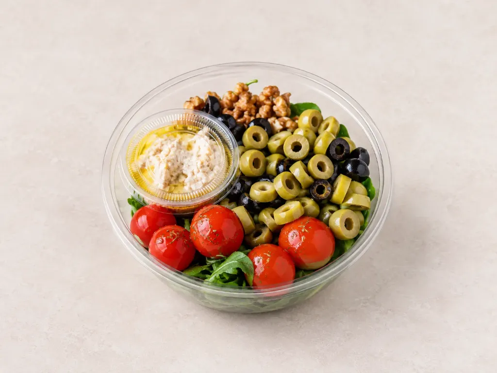 Labneh Makdous Full Salad 