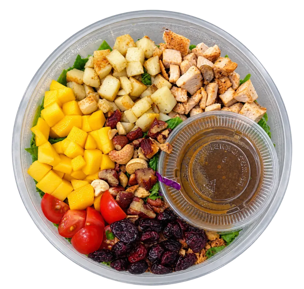 Grilled Chicken & Halloumi Salad